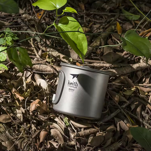 Gobelet en titane moderne et ultraléger de 350 ml, personnalisable, écologique, pour le camping, le café, la bière, portable pour l'extérieur - Product Image 5