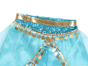 Nueva llegada TV película <span class=keywords><strong>Aladdin</strong></span> Cosplay traje Halloween Navidad niños niñas <span class=keywords><strong>princesa</strong></span> <span class=keywords><strong>Jasmine</strong></span> ropa conjunto con capa - Product Image 5