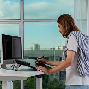 <span class=keywords><strong>Huion</strong></span>-tableta gráfica Kamvas Pro 24, <span class=keywords><strong>4K</strong></span>, QLED, 8192 niveles, monitor de presión - Product Image 2
