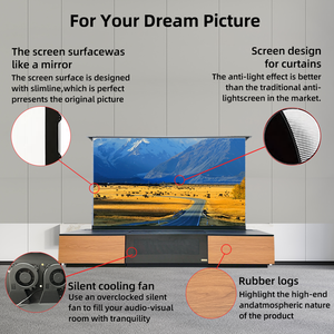 <span class=keywords><strong>120</strong></span> <span class=keywords><strong>inch</strong></span> Laser TV Tủ + <span class=keywords><strong>120</strong></span> <span class=keywords><strong>inch</strong></span> cơ giới tầng tăng Pet pha lê <span class=keywords><strong>alr</strong></span> màn hình cho UST 4K/8K máy chiếu - Product Image 6