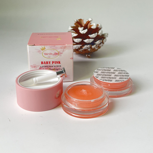 Vente en gros de meilleure crème et gommage naturels pour les lèvres 2 en 1 ensemble de <span class=keywords><strong>baume</strong></span> pour bébé pour le soin parfait des lèvres - Product Image 4