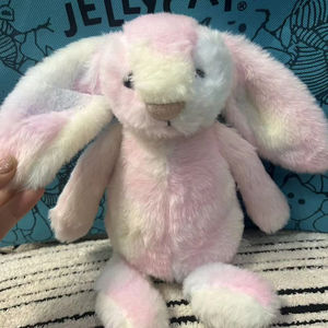 Jallycat 2026 Nuevo Conejo Arcoíris de Peluche 31cm, Muñeco Súper Suave Relleno de Algodón PP con Forro de Malla y Etiquetas Completas - Product Image 1