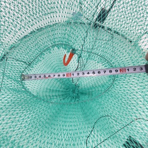 Di alta qualità PE multifilamento 45cm * 22cm granchio piatto di pesce Crawdad aragosta gamberetti australiani pesca granchio trappola reti - Product Image 5