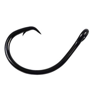 คุณภาพสูงเหล็กคาร์บอนที่แข็งแกร่งวงกลมสีดําหนามก้านสั้นเบ็ดตกปลาน้ําเค็มทะเล - Product Image 5