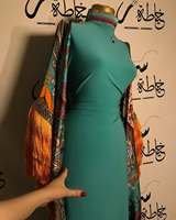 Abaya ouverte classique 2026 Eid Robe verte avancée Design exquis perlé Abaya spéciale pour fille musulmane Robe longue légère d'été Eid