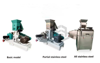 Machine automatique en acier inoxydable pour la fabrication de céréales, de baguelettes d'oignon et d'extrudeuse de snacks de maïs soufflé creux