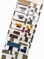 Tissu d'ameublement moderne pour canapé, poids moyen, 100 % polyester, microfibre imperméable teinte en fil, tissé pour canapés