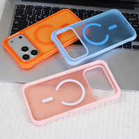 Coque de téléphone magnétique givrée effet peau ondulée 3-en-1 avec grande fenêtre pour appareil photo, antichoc, pour iPhone 18 17 Pro Max 16 Plus – Vente en gros