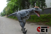 Modèle de Simulation de dinosaure pour adultes, Costume de dinosaure Velociraptor en 3d, adapté au parc à thème, parc d'attractions, center commercial