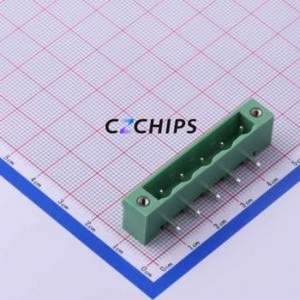 KF2EDGRM-7.62-5P Plug-in Terminal Block Bent Lead Through Hole,P=7.62mm Board-to-Board / Socket Closed Screw Fixing 1x5P 7.62mm - Product Image 1