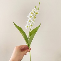 YOPIN-8179 Bunga Lily of the Valley Buatan dari Sutra untuk Dekorasi Rumah dan Pernikahan Grosir dalam Jumlah Besar