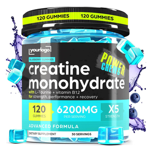 Gels énergétiques pour le sport Nourriture pour le fitness Créatine Monohydrate Gummies Complexe L-Taurine <span class=keywords><strong>Vitamine</strong></span> <span class=keywords><strong>B12</strong></span> Constructeur de force musculaire - Product Image 1