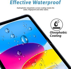 2.5D bảo vệ màn hình rõ ràng Tablet Tempered Glass cho iPad 10th thế hệ A16 9th 8th 7th 9H bong bóng miễn phí chống xước phim - Product Image 3