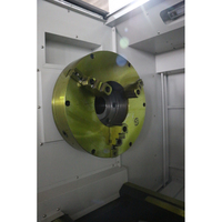 Mesin Bubut CNC Flat Bed Heavy Duty CK61125 3000mm Horizontal untuk Pemutaran Logam, Mesin Bubut CNC Plat Logam Baru Warna Abu-abu