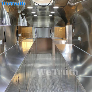 Remolque de comida móvil totalmente equipado con horno de pizza a leña Cocina completa Horno de pizza a leña móvil Camión de comida - Product Image 2