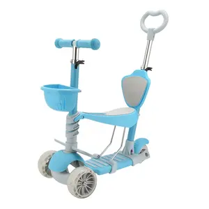 儿童踢踏板车可调节5合1踏板车，适合1-6岁的幼儿