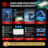 LAUNCH X431 PRO3S+ EV V2 Scanner Diagnostik Kendaraan Energi Baru dengan Tablet Android 10.0 SmartLink VCI Terbaru