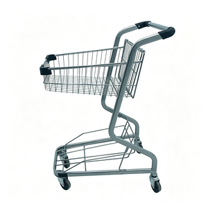 Chariot de courses 340L en treillis métallique robuste avec roulettes pivotantes silencieuses, grande capacité, pour supermarché et commerce de détail, kit d'utilisation - Product Image 5