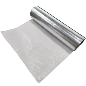 铝箔反光屋面绝缘辐射屏障阻燃铝箔机织织物