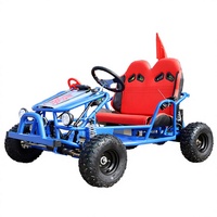 Kart électrique tout-terrain à pédales avec CVT, buggy robuste à suspension A-Arm, capacité de charge de 150 kg pour la famille