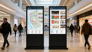 Kiosque numérique interactif 43 49 55 pouces blanc/noir avec écran tactile IR PCAP sous Android pour signalétique de café, vêtements, menus, magasins et aéroports - Product Image 5