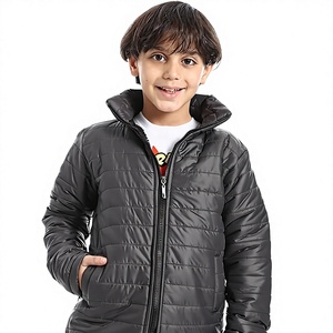 Blouson d'hiver matelassé léger coupe-vent à capuche pour homme avec rembourrage 100 % duvet, design pliable, pochette de rangement - Marque personnalisable - Product Image 1