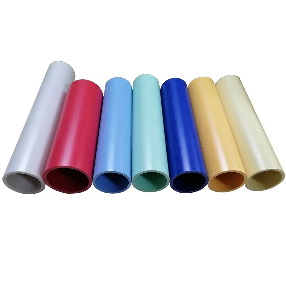 Shangyu Plastic Tubing PVC Tubes High Quality Plastic Pipe Piping Round Shape CUSTOM PLASTIC TUBING Colored PVC Tube For Pole