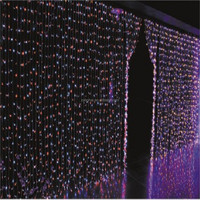 Guirlande lumineuse de Noël Twinkle 300 LED 3*3m USB 8 modes, fil de cuivre, extérieur, IP65, étanche, à intensité variable, rideau de lumières féériques en forme de glaçons