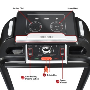 Lijiujia, cintas de correr multifunción eléctricas plegables profesionales, máquina de correr para caminar de estilo de vida barato asequible - Product Image 2
