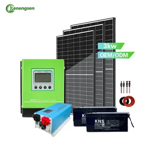 Wholesale energy 3kw home made energy system manufacturer solar panel system with generator