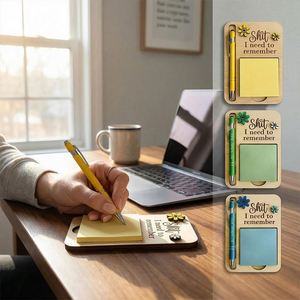 Manufacture <b>Sticky</b> Note Clip Flower Design Festival <b>Label</b> Small Gift School Office Desktop Pen Holder Decoration Craft Wedding - Product Image 3
