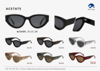 Lunettes de soleil œil de chat en acétate de haute qualité, polarisées, pour femmes, lunettes de soleil de luxe pour femmes, protection UV400