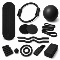 Corrector de Columna Profesional para Pilates, Tipo Step Barrel, para Estudios |   Base de Madera de Arce Sólido, Arco Graduado, Almohadilla de Espuma Premium de Alta Densidad