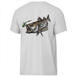 Camiseta de Pesca para Niños, Talla Grande, Ligera, de Secado Rápido, Impermeable, Transpirable, con Protección Solar UPF 50+, Estampada, para Verano y Actividades al Aire Libre - Product Image 4