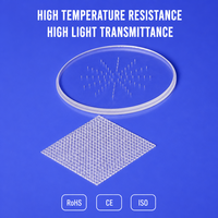 Plaque de verre de quartz optique en silice fondue usinée CNC de haute précision, polie, en forme de wafer
