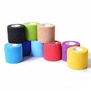 Stays Place Exercise Self Adhesive Latex-Free Elastic Bandage Breathable Lightweight Eco-Friendly Sports <b>Tape</b> Multi-Colors - Product Image 5