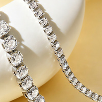 Bracelet empilable unisexe ShineForge Lab en diamants de laboratoire certifiés IGI, minimaliste, pleine éternité, 14k/18k, pour le bureau et le quotidien