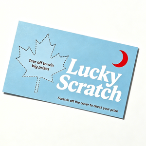 Tarjeta Rasca y Gana con Forma Creativa Especial, Impresión <span class=keywords><strong>de</strong></span> Logotipo Personalizado, Superficie Barnizada <span class=keywords><strong>de</strong></span> Cartón <span class=keywords><strong>para</strong></span> Tiendas <span class=keywords><strong>de</strong></span> Té con Leche y Salones <span class=keywords><strong>de</strong></span> Belleza - Product Image 2