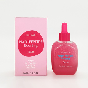 Sérum Végétalien de Collagène Anti-Âge Coréen OEM/ODM NAD+ Peptides 30ml, Soin Hydratant Éclaircissant <span class=keywords><strong>5</strong></span> Céramides Vitamine E - Product Image 1