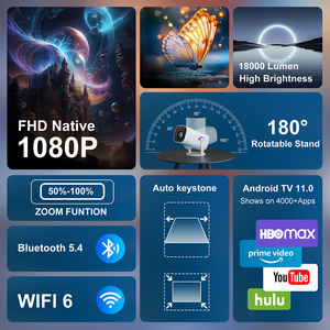 Proiettore Smart HY300 per Home Theater e Uso Esterno, Proiettore Portatile Android 11 con Altoparlante Integrato - Product Image 5