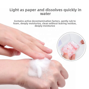 דפי סבון חד פעמיים ריחניים לרחיצת ידיים - ניחוח לאורך זמן, מרענן את הידיים, מאפשר רחיצת ידיים - Product Image 5