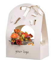 Vente en gros Boîte à gâteau surprise en fleur Boîte à gâteau en papier