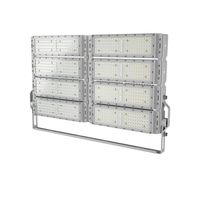 Proveedor OEM, Fábrica Personalizada, Reflector LED Deportivo de 400W 140lm/W, Bajo Deslumbramiento, IP66 Impermeable, para Estadios de Baloncesto y Fútbol
