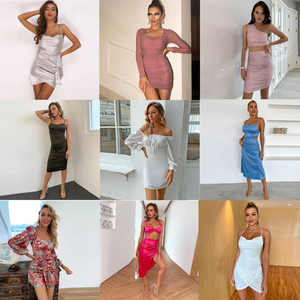 Wholesale Women Dress Bale Mixes <b>Clothes</b> Bulk Assorted Brand New Casual Dress Used <b>Clothes</b> Women Apparel Stock Clothing - Product Image 2