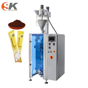 Machine d'emballage de sachets de sucre de haute précision, entièrement automatique, 5g, 7g, 15g, 20g, remplissage de sachets de café en poudre