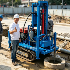 Plataforma de perforación Blue Crawler de 200 m con tracción todoterreno para pendientes fangosas en Vietnam, Tailandia y Marruecos - Product Image 1