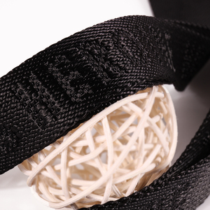 حلقة مفاتيح الحبل النايلون المنسوجة شعار أسود اللون الصلبة الثقيلة طويلة الحبل - Product Image 3