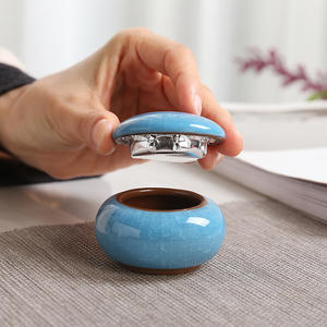 Mini botella clásica de porcelana de gres de 30ml, tarro de cerámica agrietado con hielo para té, polvo, lápiz labial, bálsamo para cualquier ocasión, almacenamiento de alimentos - Product Image 2