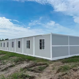 Nhà máy tùy chỉnh nơi trú ẩn văn phòng lưu trữ di động gấp <span class=keywords><strong>container</strong></span> x Loại prefab nhà gấp ra đúc sẵn nhà - Product Image 5