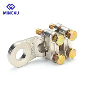 WCJC-2 Nickel Plated Bolted Brass Lug Terminal Connector For ABC Cable BrassClamp